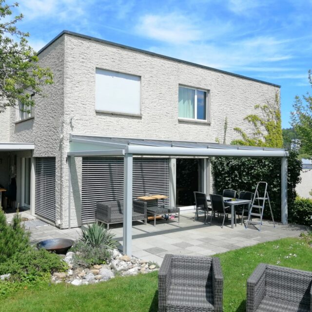 Smotec Glasdach mit Sonnenstore
